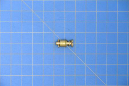 4002-6 - QUARTER-TURN STUD, TURNLOCK FASTENER EYELET ASSEMBLY, CADMIUM PLATED, STEEL PIN, STEEL EJECTOR PIN, FLAT, COUNTERSUNK HEAD, SLOTTED