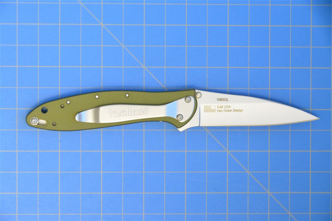 1660OL - Kershaw Leek Olive