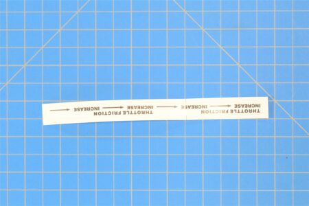 204-001-284-001 - DECAL, NAMEPLATE, FOR USE ON BELL 204