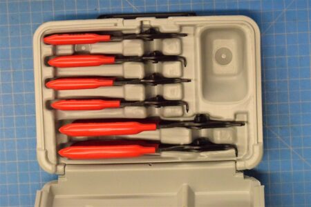 J360A - 6 Piece Retaining Ring Pliers Set, Convertable