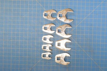 J49004CF - 9 Piece 3/8" Crowfoot Wrench Set