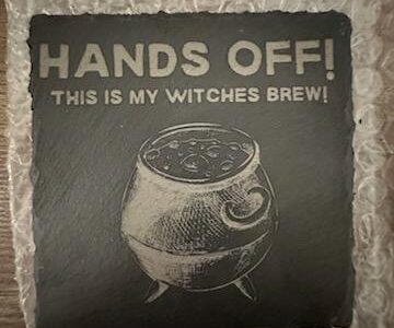 CU_CST-HA-SLT-WB-01 - Witches Brew Slate Coaster