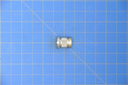 80-005-1-12 - PANEL FASTENER INSERT, CADMIUM, STEEL, THREADED, PROTRUDING FLANGE, FLOATING NUT