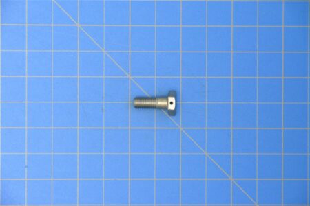 AN4CH5A - MACHINE BOLT, CORROSION RESISTANT, STEEL, HEX HEAD, UNDRILLED SHANK, DRILLED HEAD