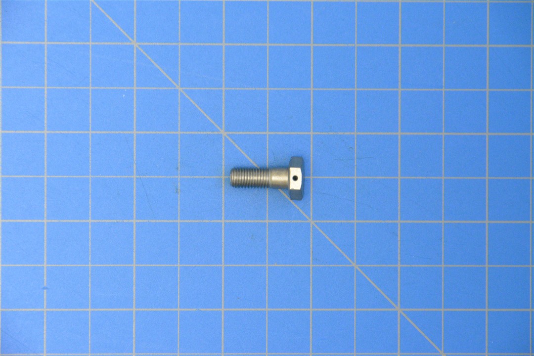 AN4CH5A - MACHINE BOLT, CORROSION RESISTANT, STEEL, HEX HEAD, UNDRILLED SHANK, DRILLED HEAD